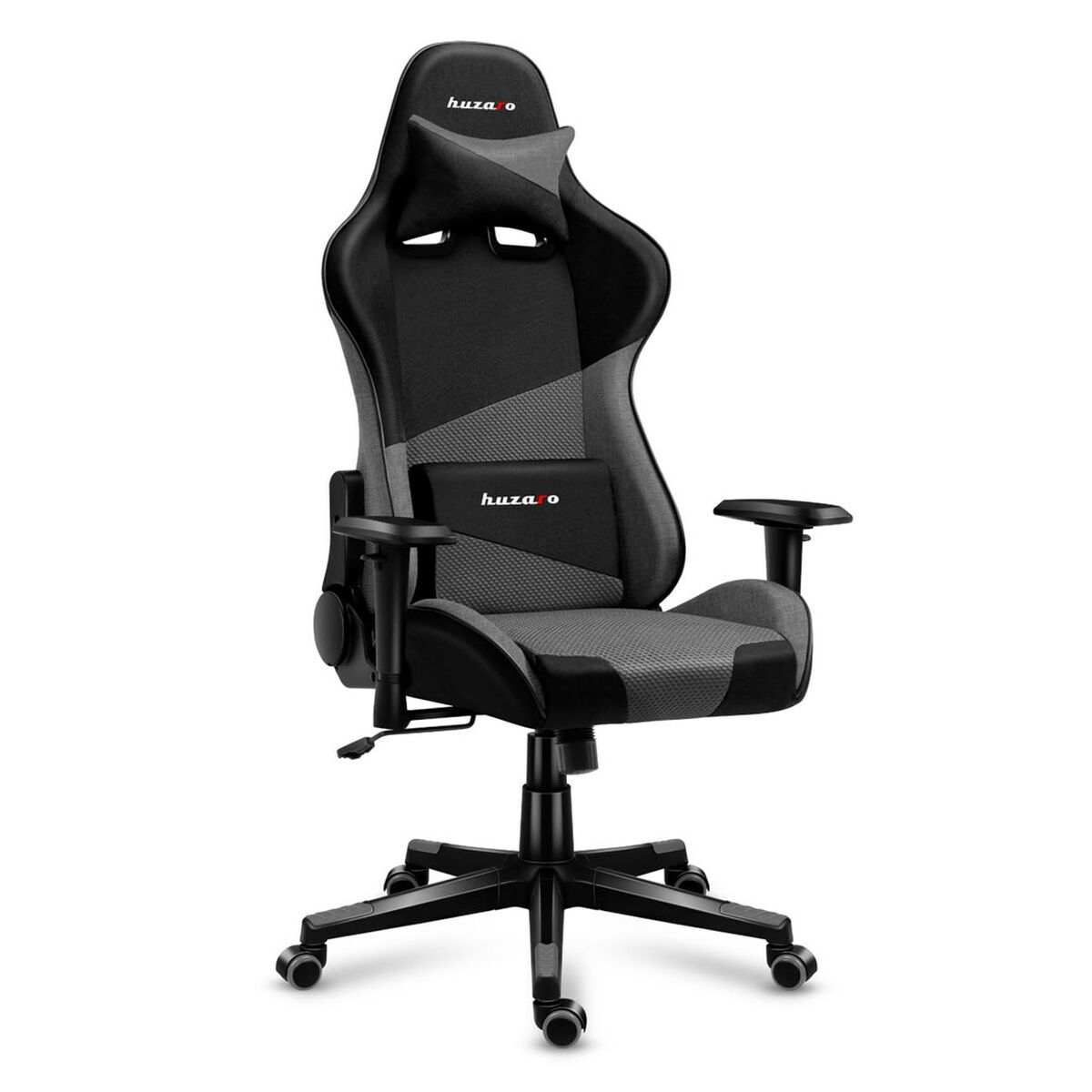 Spēļu Krēsls Huzaro Force 6.2 Melns/Pelēks